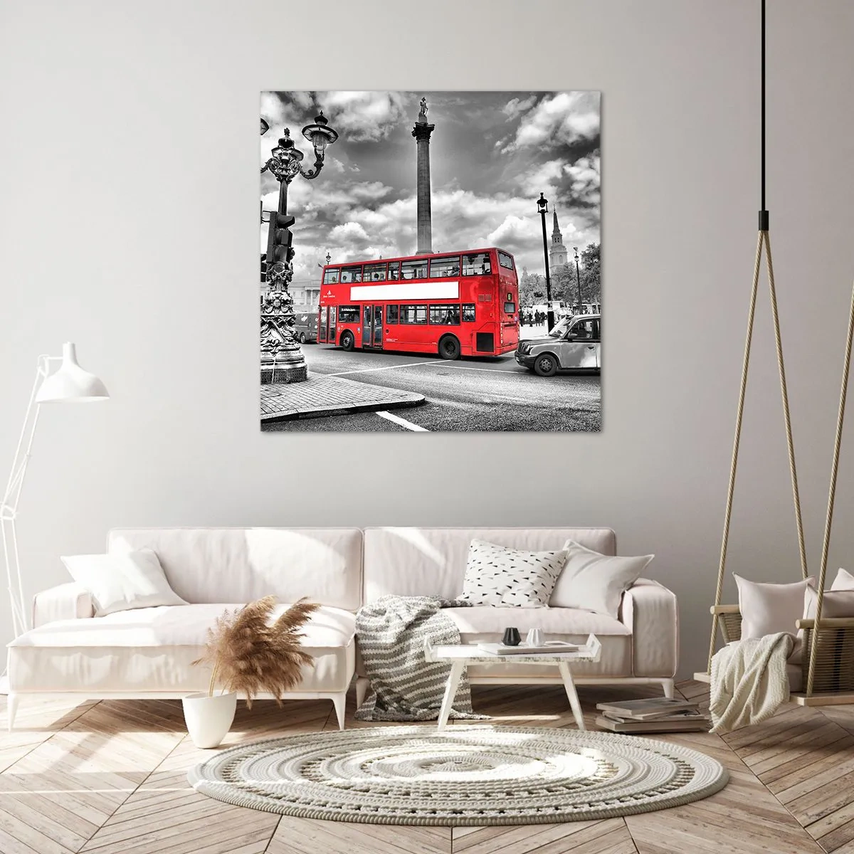 Schilderen op canvas - De echte bloedbaan van de stad - 70x70 cm