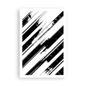 Poster - Een intense en dynamische compositie - 61x91 cm