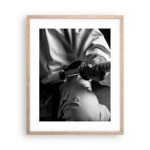 Een poster in een licht eiken lijst - Ziel van een vechter - 40x50 cm