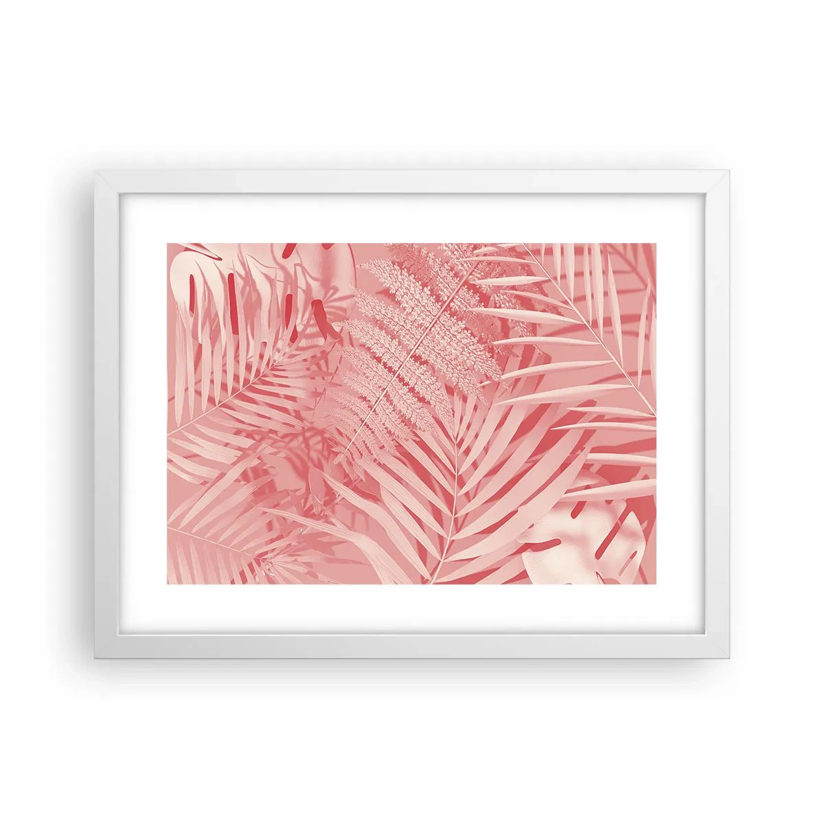 Poster in een witte lijst - Roze concept - 40x30 cm