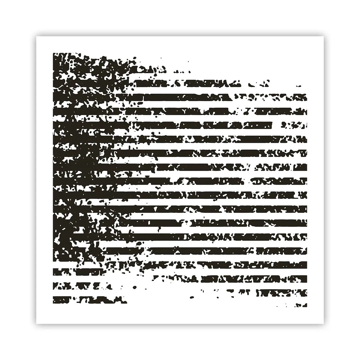 Poster - Ritme en ruis - 60x60 cm