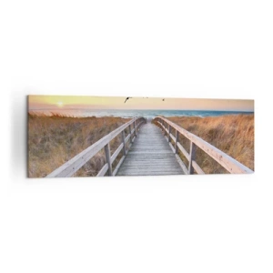 Schilderen op canvas - De ruimte voor opvliegen - 160x50 cm
