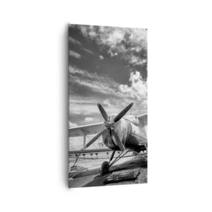 Schilderen op canvas - Ik kan niet wachten! - 65x120 cm