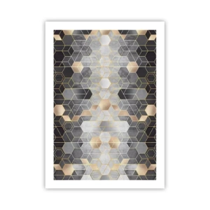Poster - Diamant samenstelling - 50x70 cm