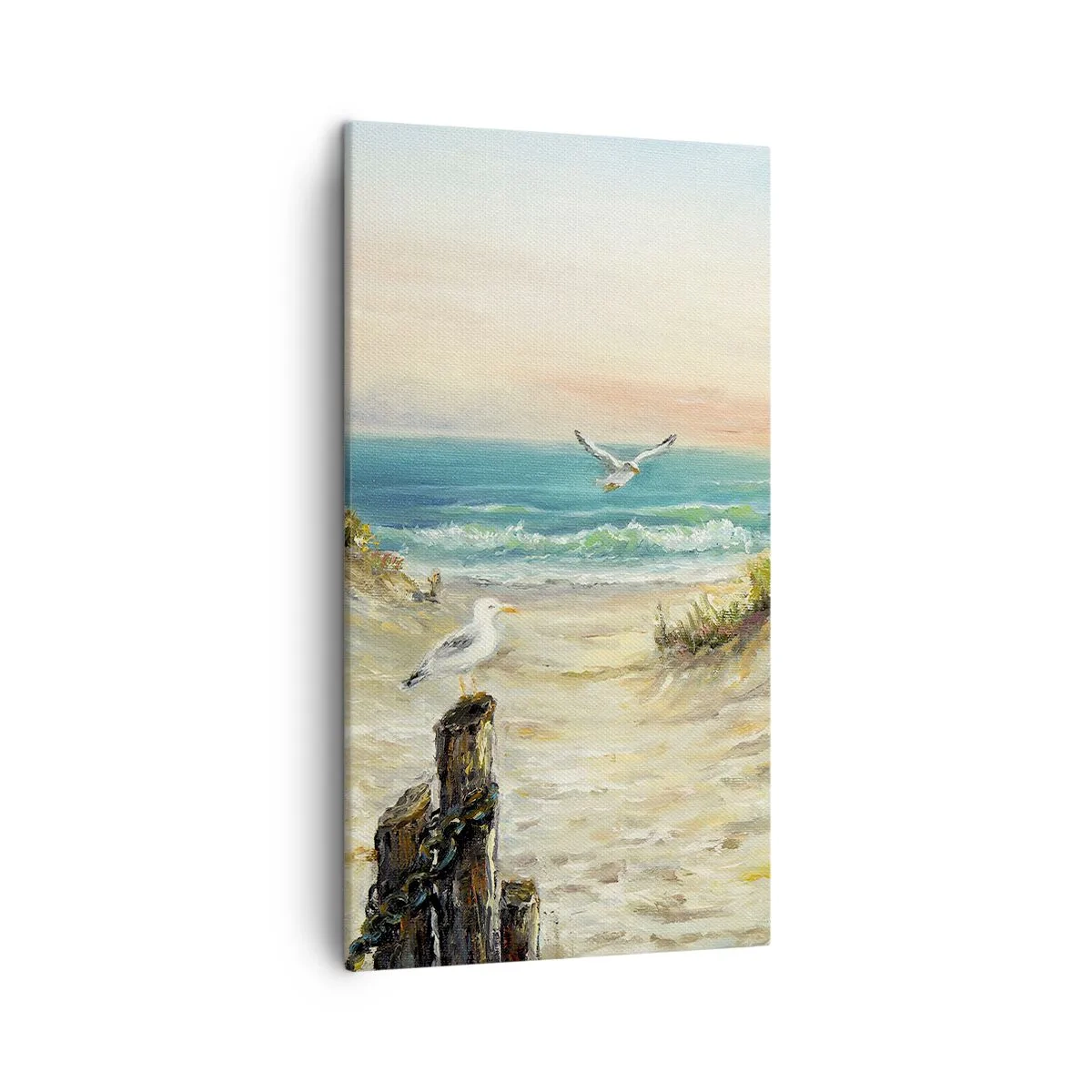 Schilderen op canvas - Windstille afzondering - 45x80 cm