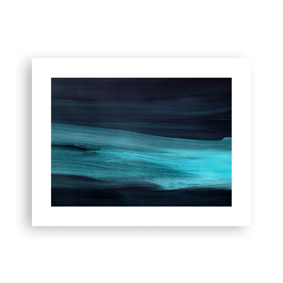 Poster - Ga met de stroom mee - 40x30 cm
