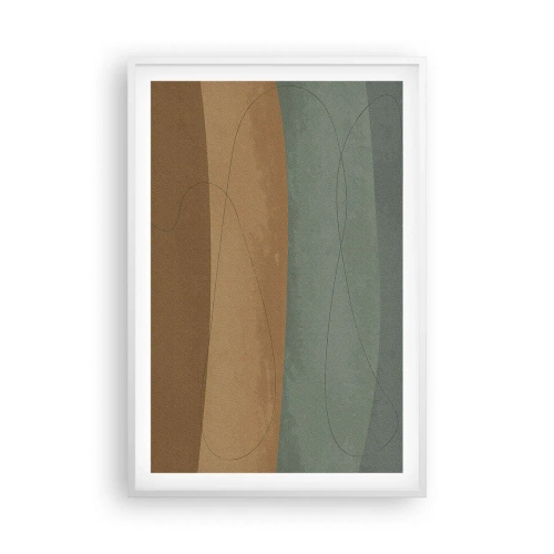 Poster in een witte lijst - Horizontale compositie - 61x91 cm