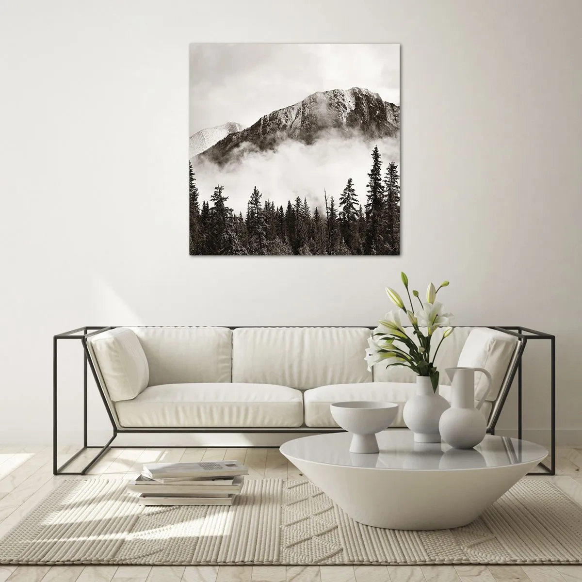 Schilderen op glas - Granieten liniaal - 50x50 cm