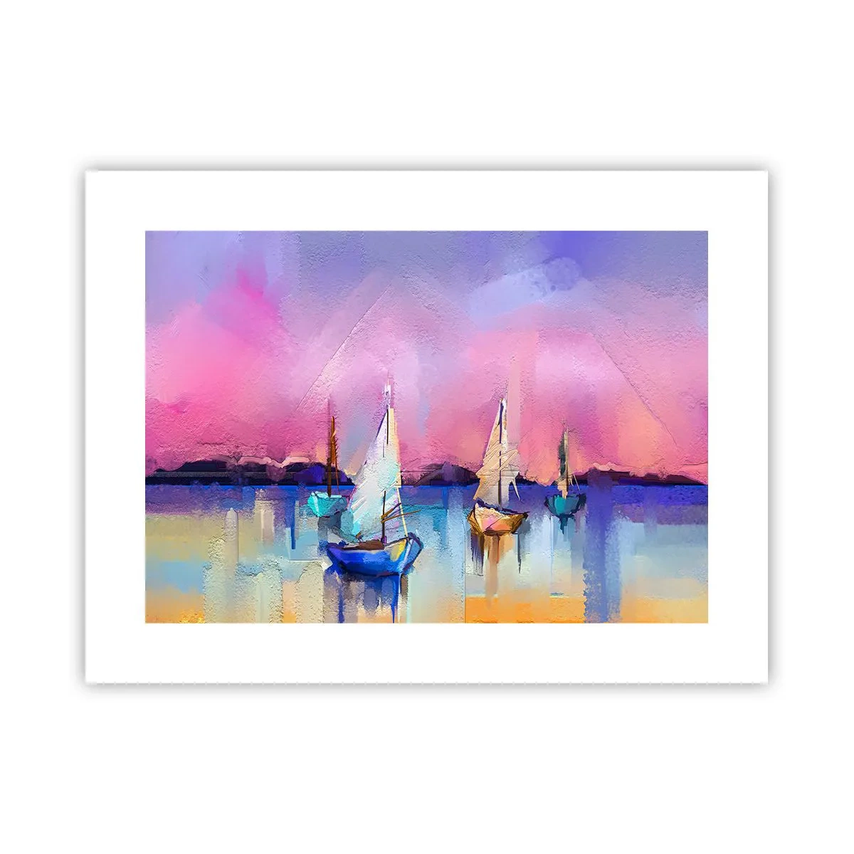 Poster - Richting: breed water - 40x30 cm