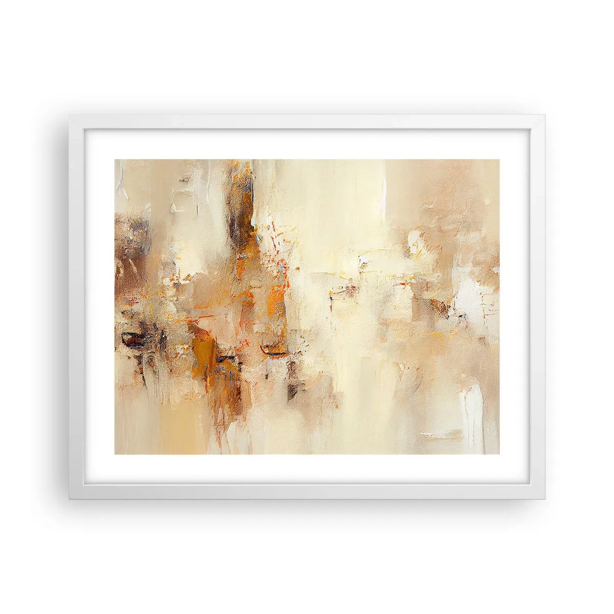 Poster in een witte lijst - Ziel van Amber - 50x40 cm