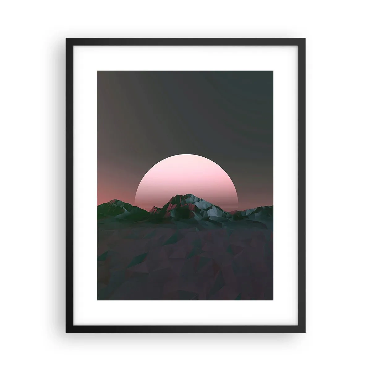 Poster in een zwarte lijst - In een naburig sterrenstelsel - 40x50 cm