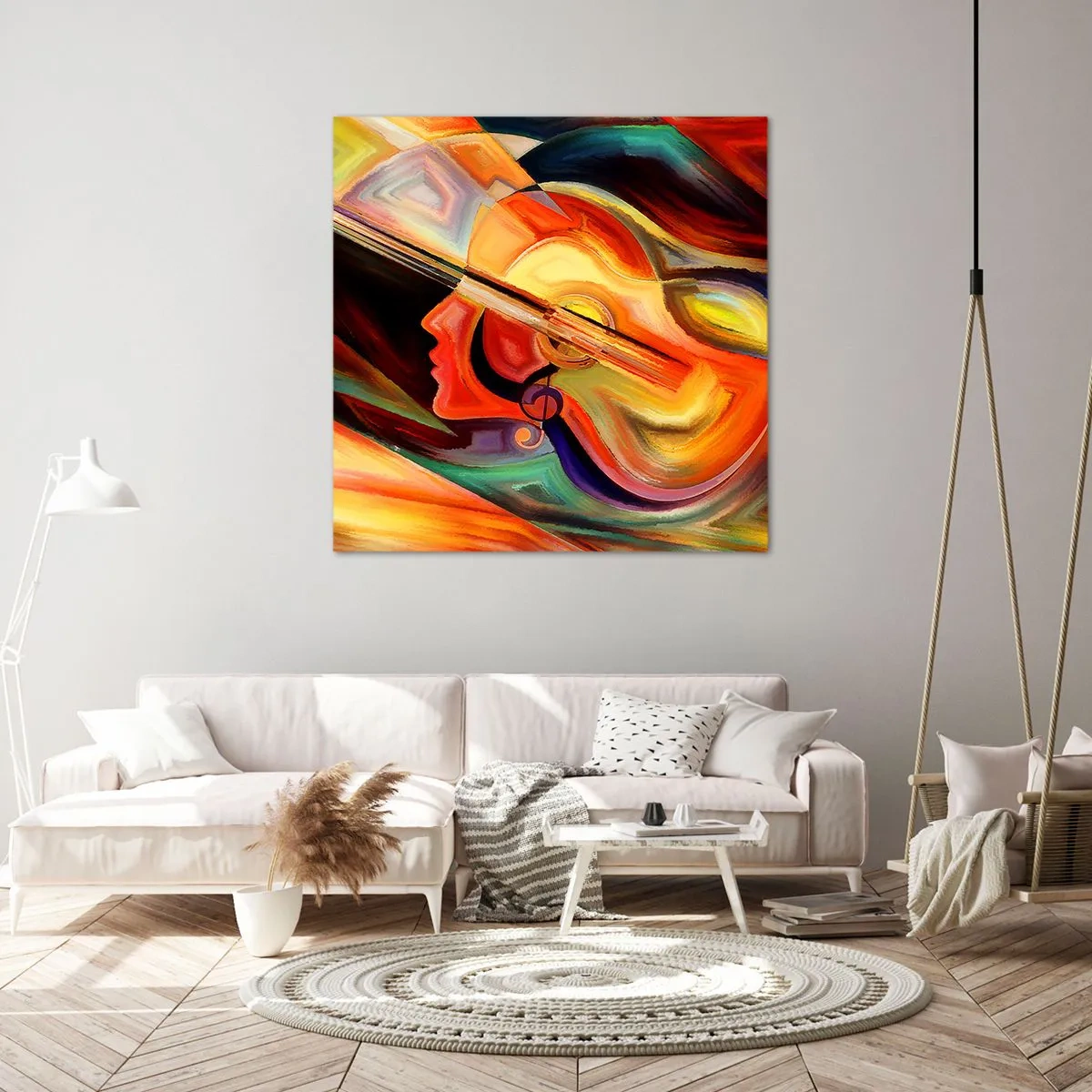 Schilderen op canvas - Alles in orde - 30x30 cm