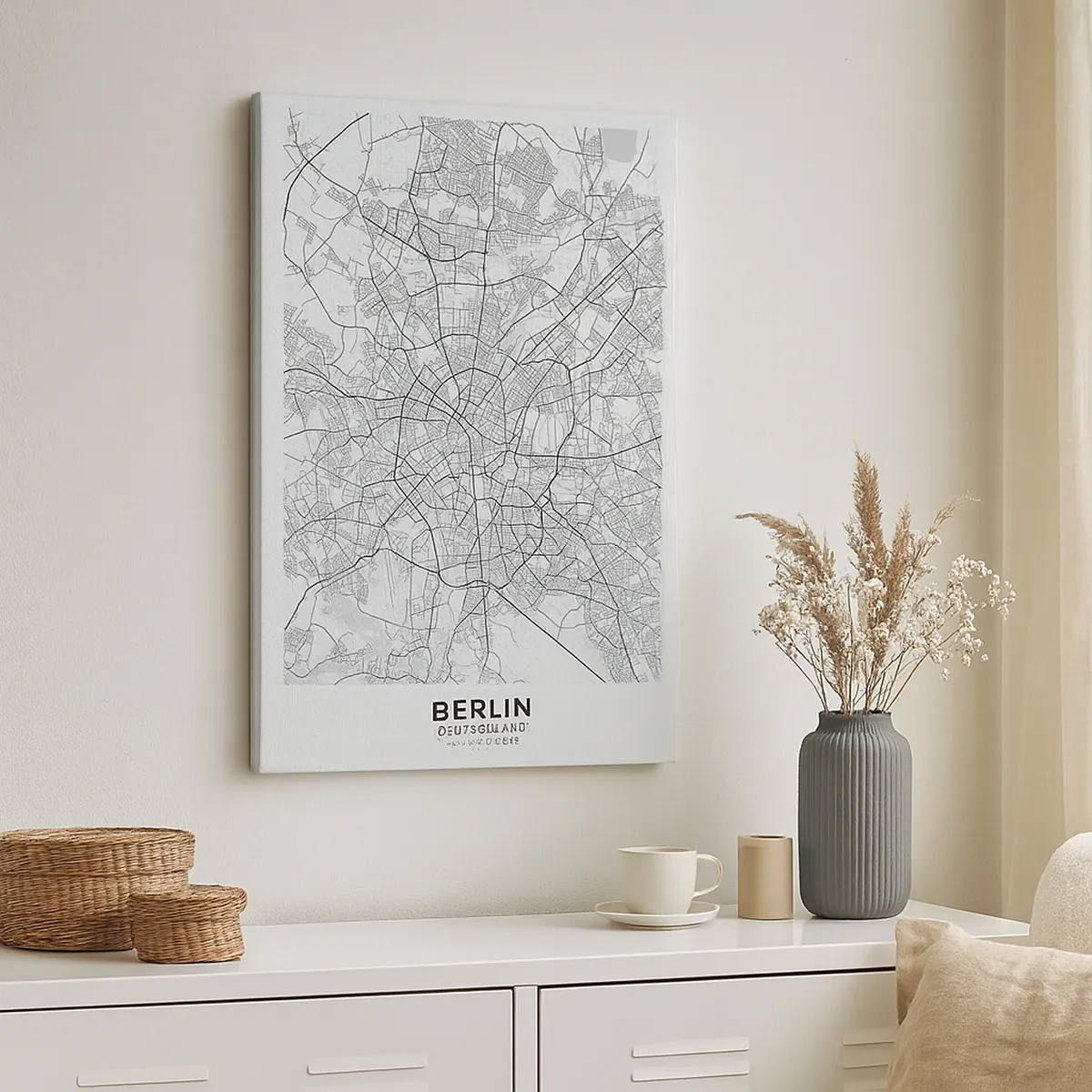 Schilderen op canvas - Berlijnse bloem - 50x70 cm