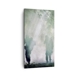 Schilderen op canvas - Een voor allen… - 45x80 cm