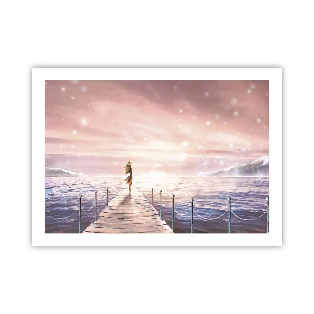 Poster - In het licht van een droom - 70x50 cm