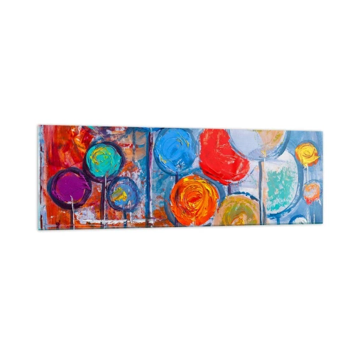 Schilderen op glas - Wonderen op de stok - 160x50 cm