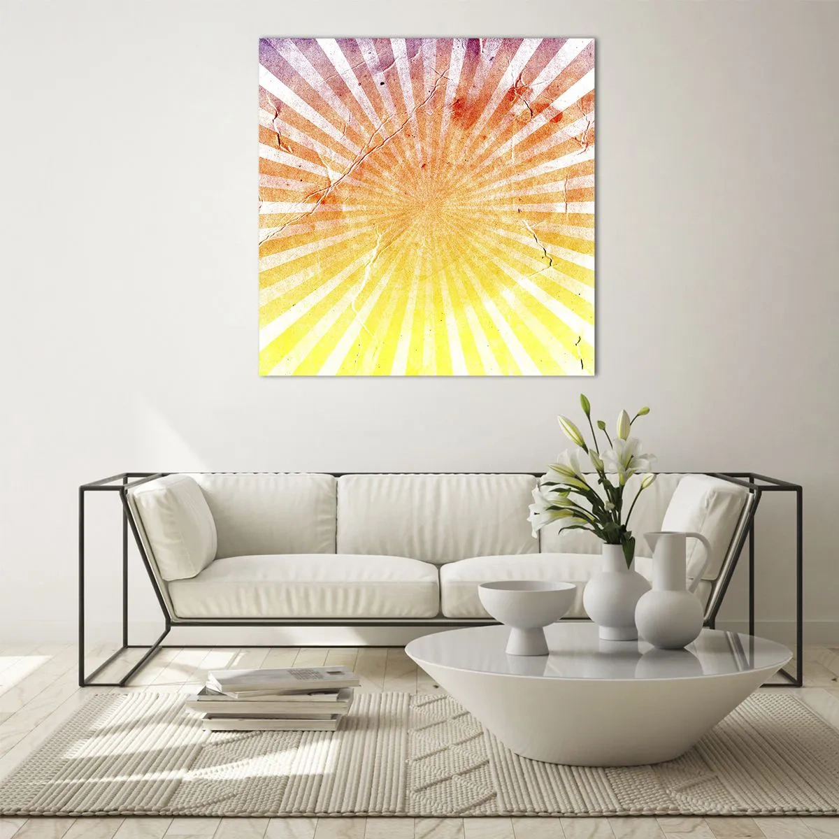 Schilderen op glas - Zonsopgangen en zonsondergangen - 40x40 cm