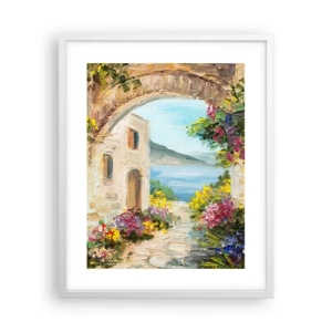 Poster in een witte lijst - De charme van een kustprovincie - 40x50 cm