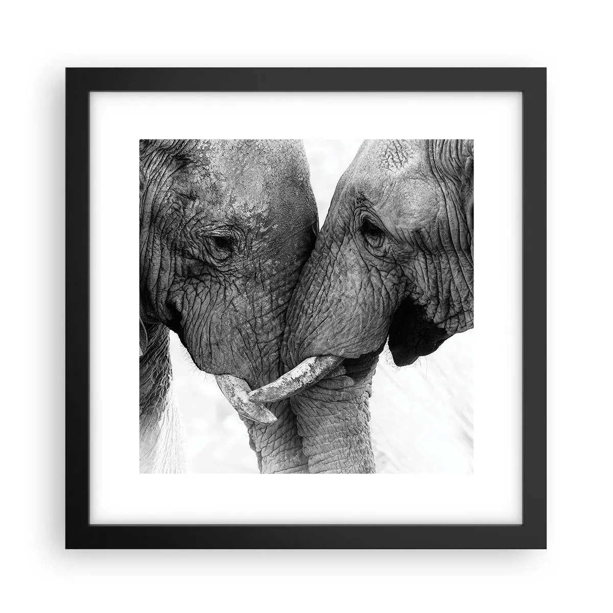 Poster in een zwarte lijst - Oprechte bekentenis - 30x30 cm