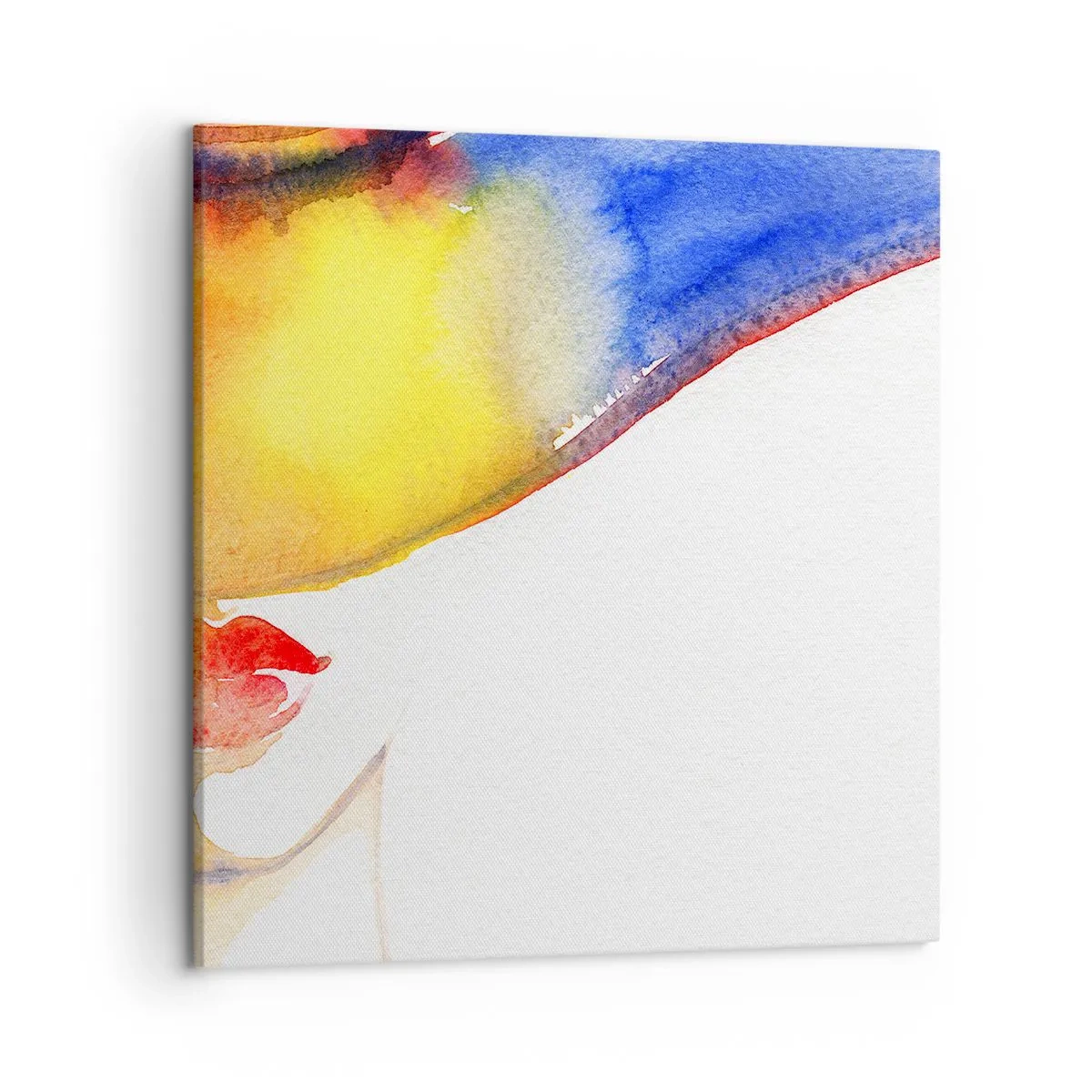 Schilderen op canvas - Portret van een dame - 50x50 cm