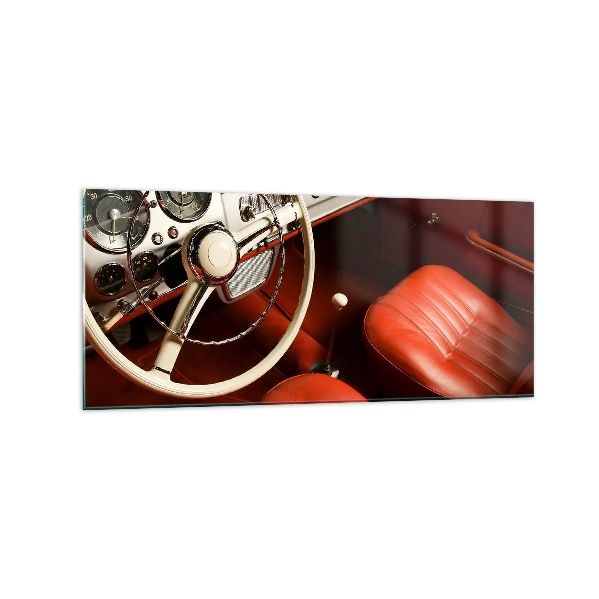 Schilderen op glas - Vintage luxe - 120x50 cm