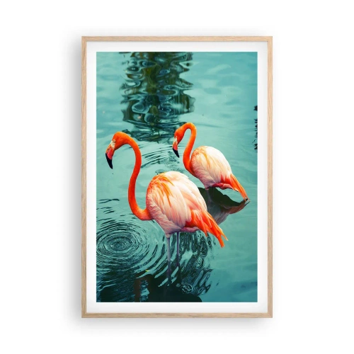 Een poster in een licht eiken lijst - We zijn nu in de mode - 61x91 cm