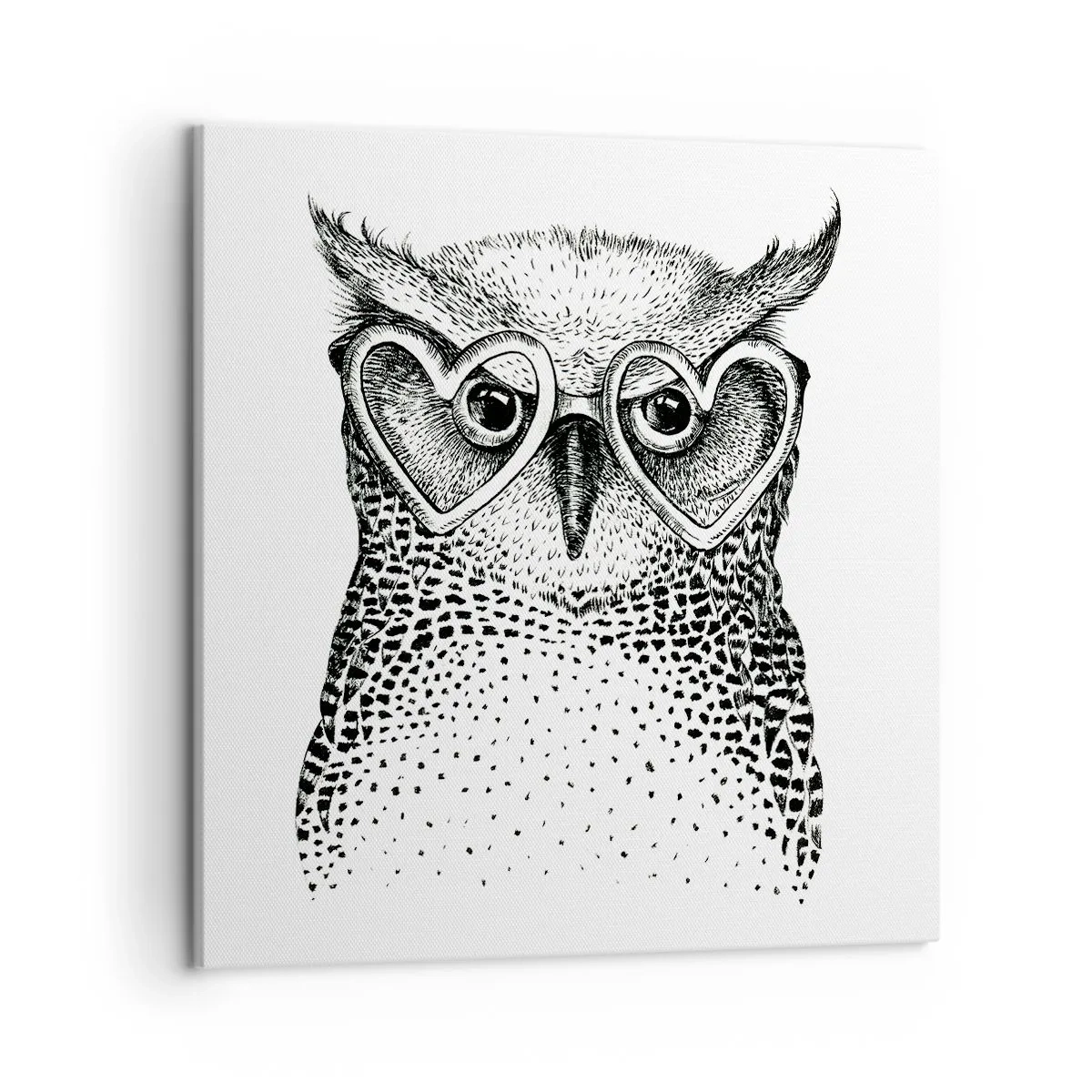 Schilderen op canvas - Verstandig en met liefde - 50x50 cm