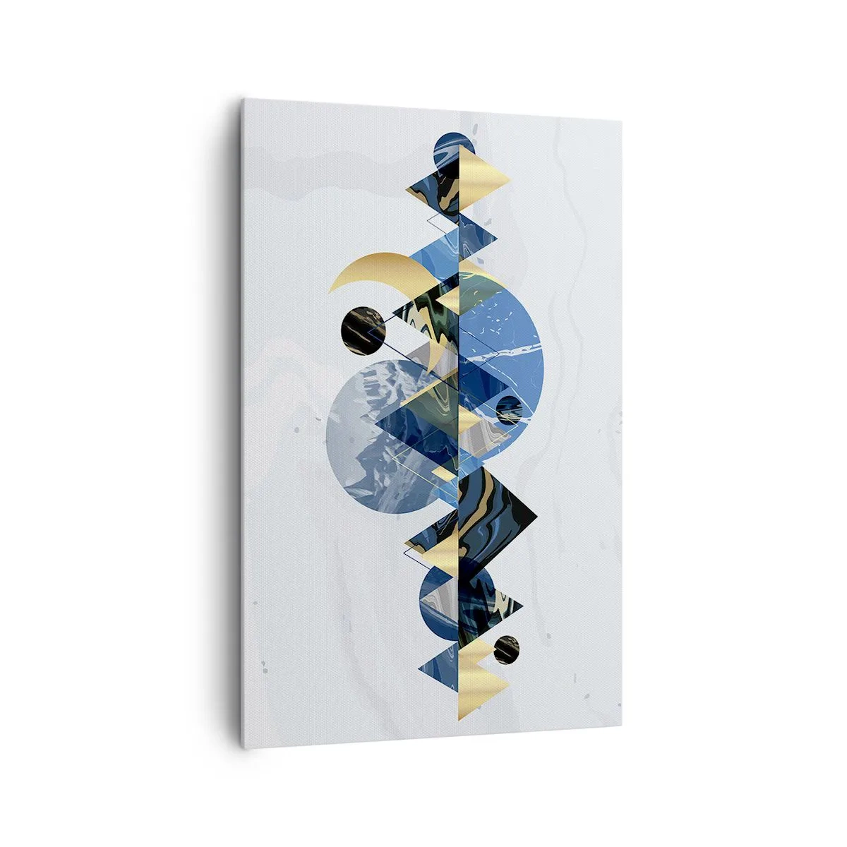 Schilderen op canvas - Geometrisch landschap - 80x120 cm