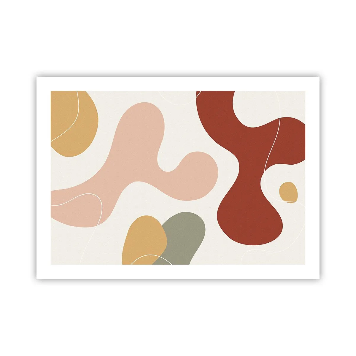 Poster - Kronkels of krullen? - 70x50 cm