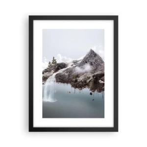 Poster in een zwarte lijst - Gezien met het oog van een surrealist - 30x40 cm