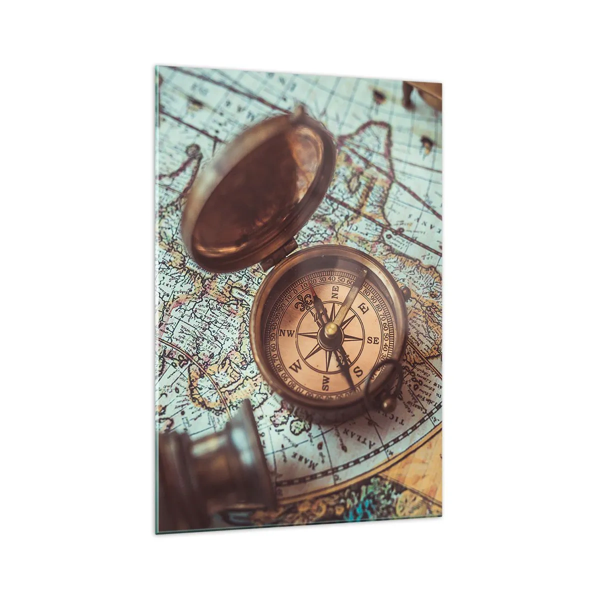 Schilderen op glas - Voor de avonturier - 70x100 cm