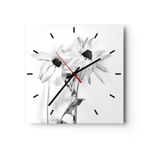 Wandklok - Klok - Niemand wil alleen zijn - 30x30 cm