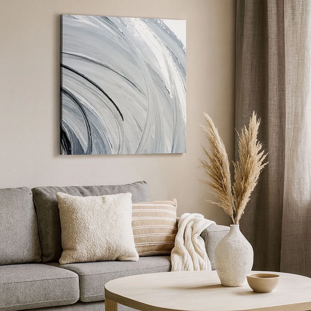 Schilderen op canvas - Orbitale samenstelling - 30x30 cm