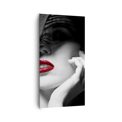 Schilderen op canvas - Een studie in scharlaken - 65x120 cm