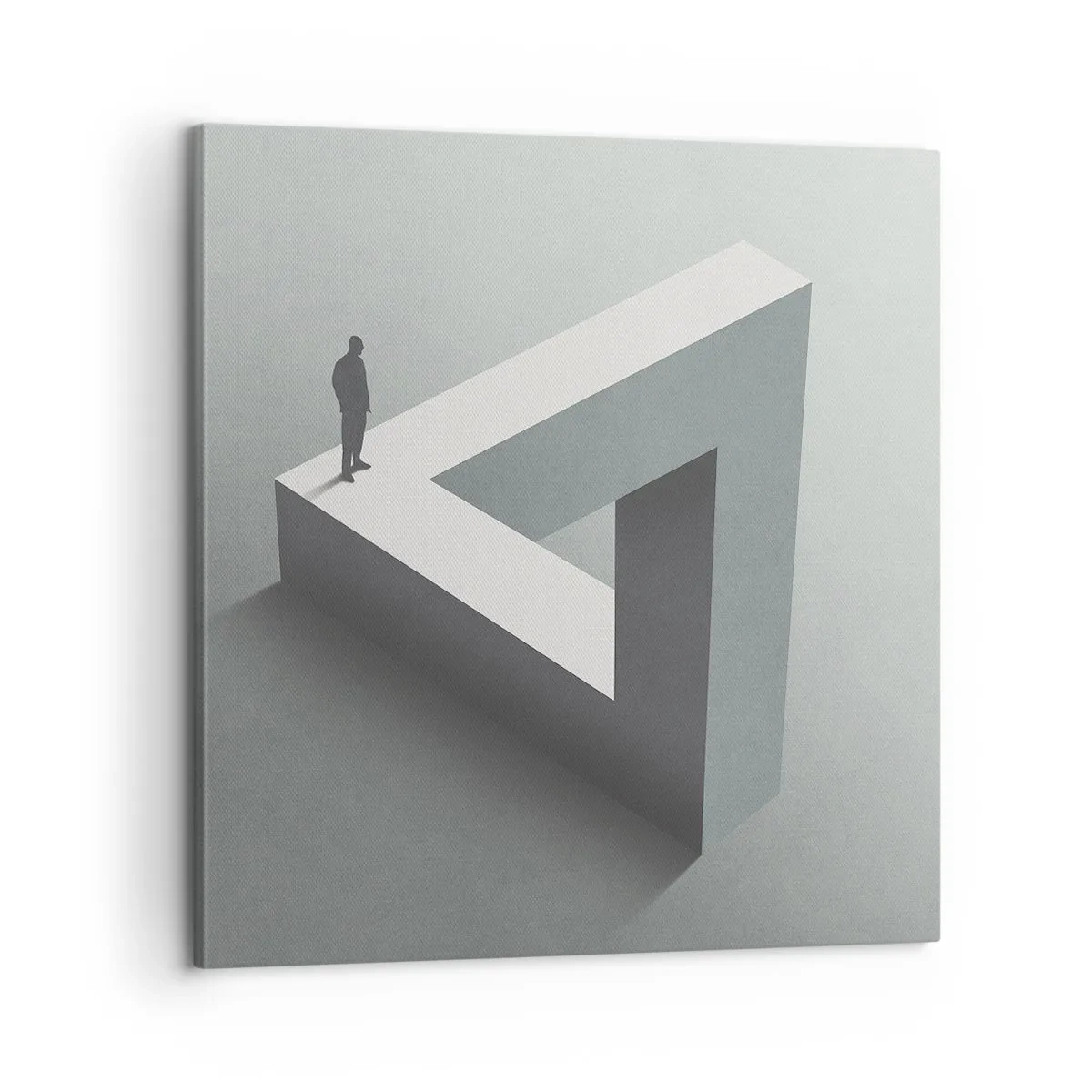 Schilderen op canvas - Maar het is toch mogelijk - 60x60 cm