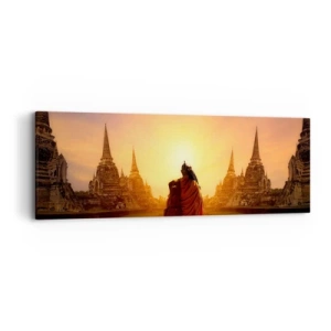 Schilderen op canvas - In vrede voor de eeuwigheid - 90x30 cm