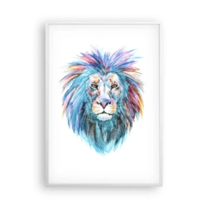 Poster in een witte lijst - Een opwindende uitstraling - 70x100 cm