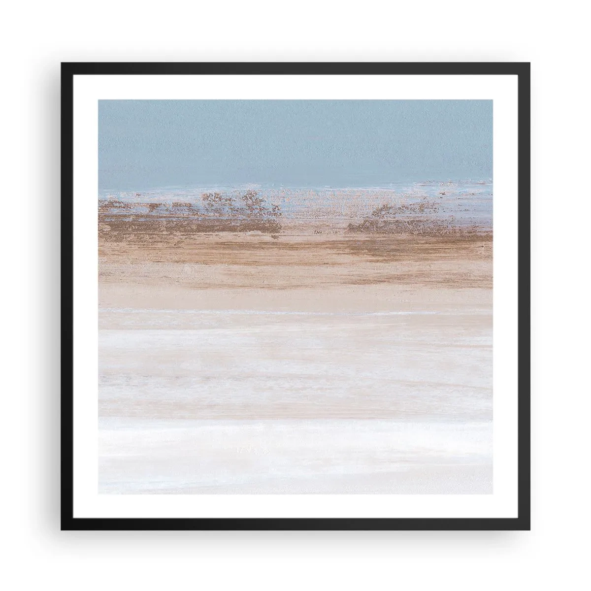 Poster in een zwarte lijst - Dubbelzinnig landschap - 60x60 cm
