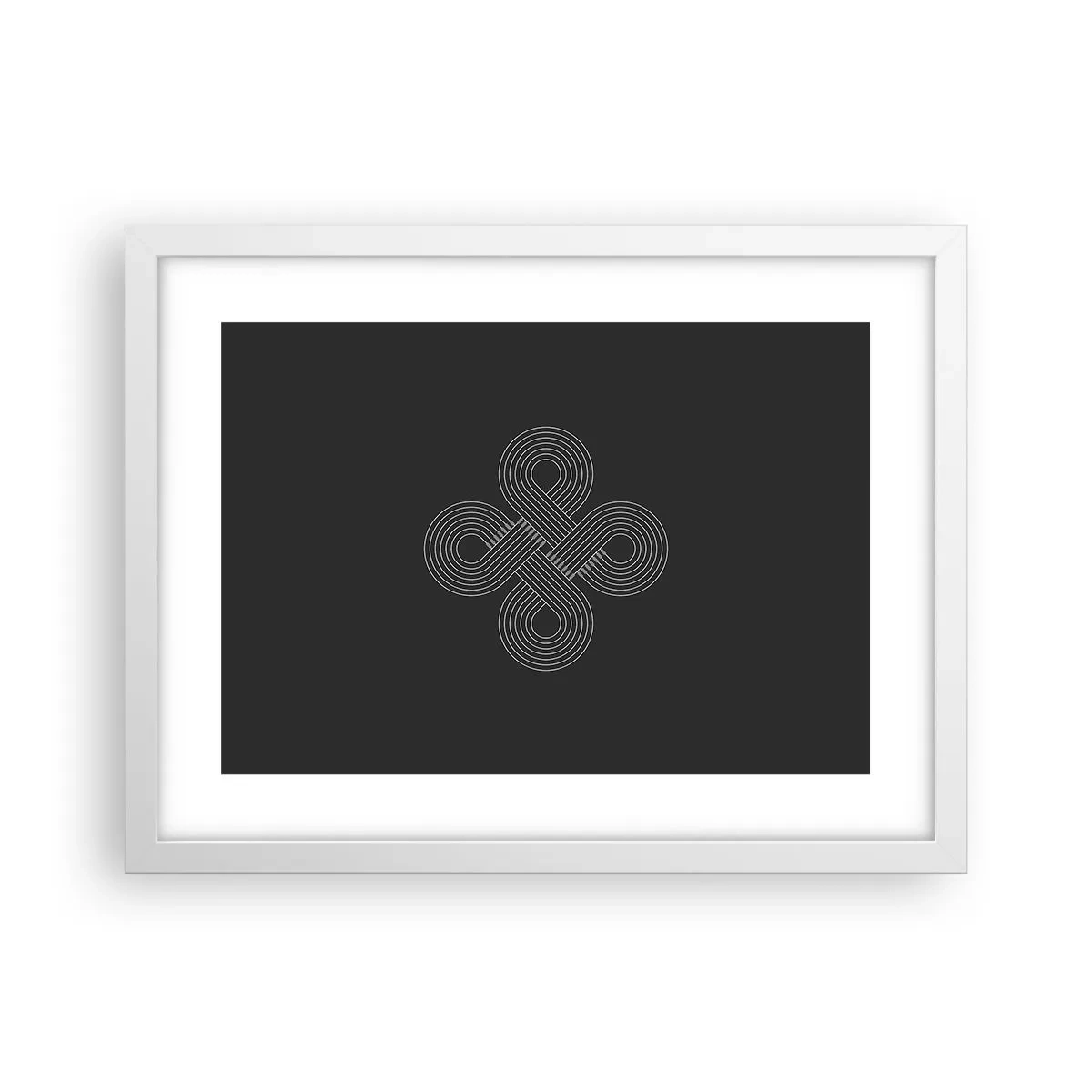 Poster in een witte lijst - In de Keltische geest - 40x30 cm