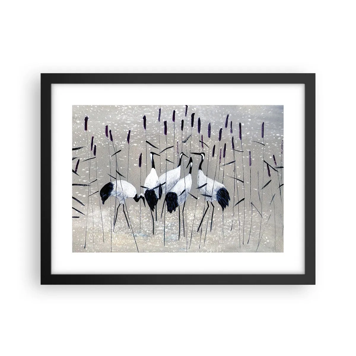 Poster in een zwarte lijst - Onder hun eigen - 40x30 cm