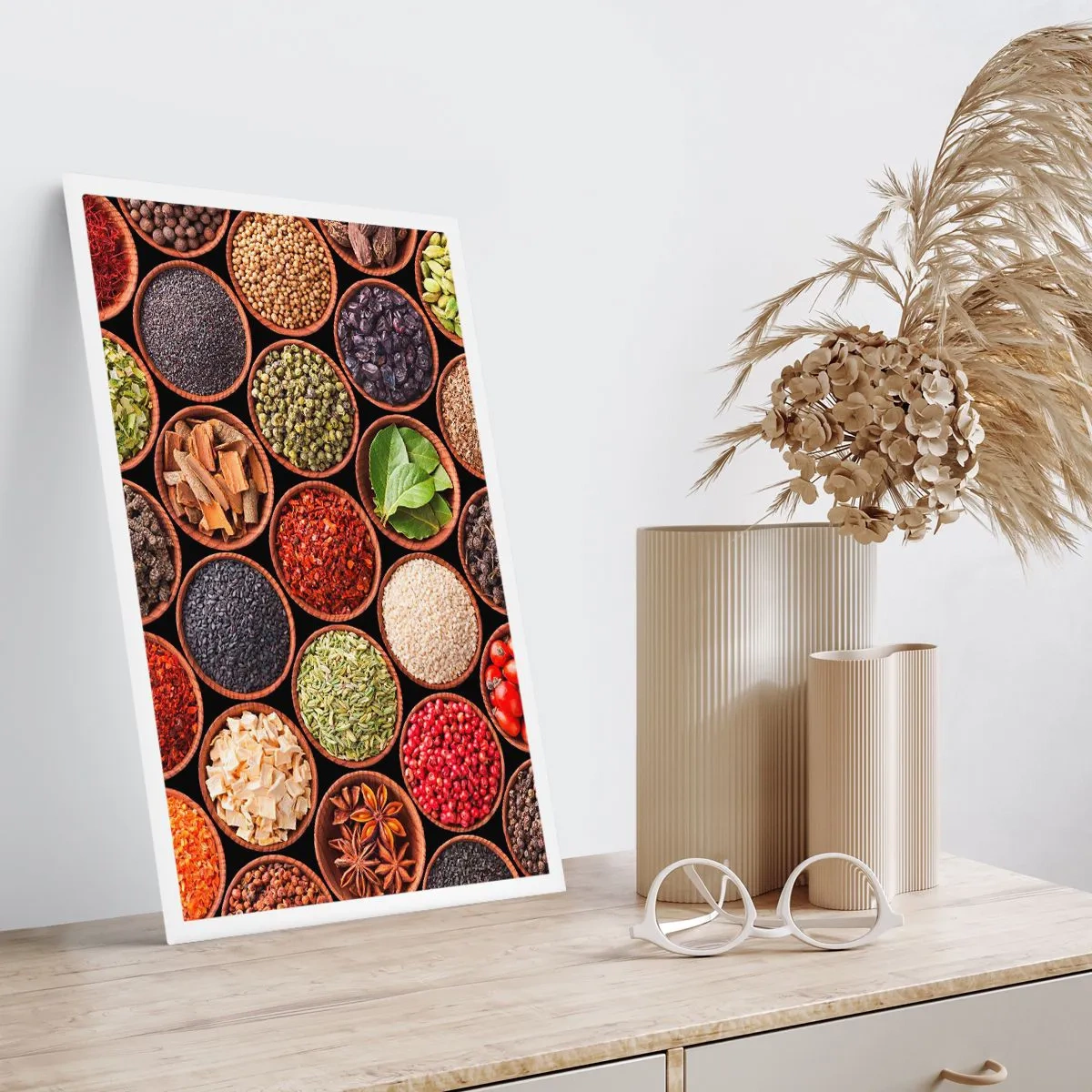 Poster - Alle smaken van de wereld - 40x50 cm