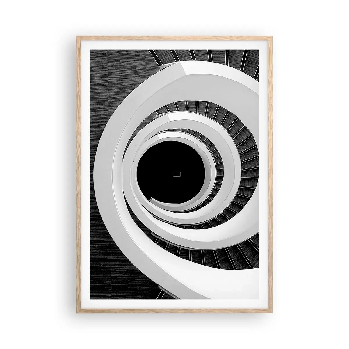 Een poster in een licht eiken lijst - Tot de kern van de zaak - 70x100 cm