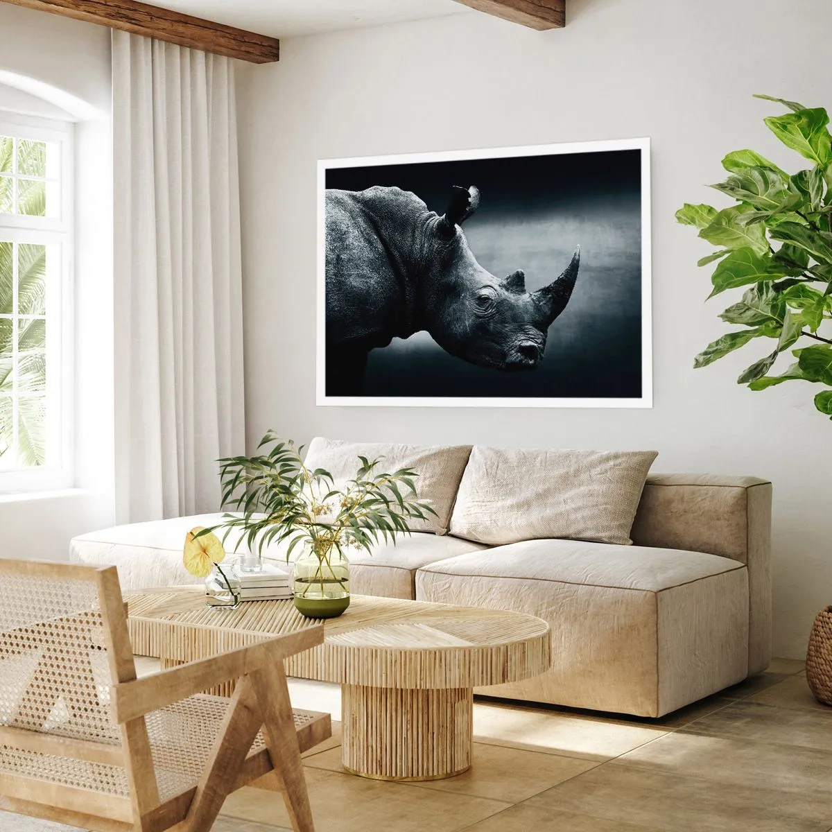 Poster - Rechts profiel - 70x50 cm