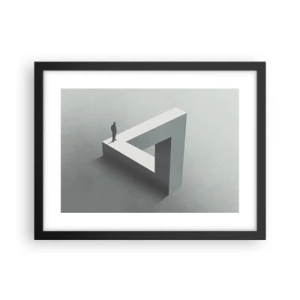 Poster in een zwarte lijst - Maar het is toch mogelijk - 40x30 cm