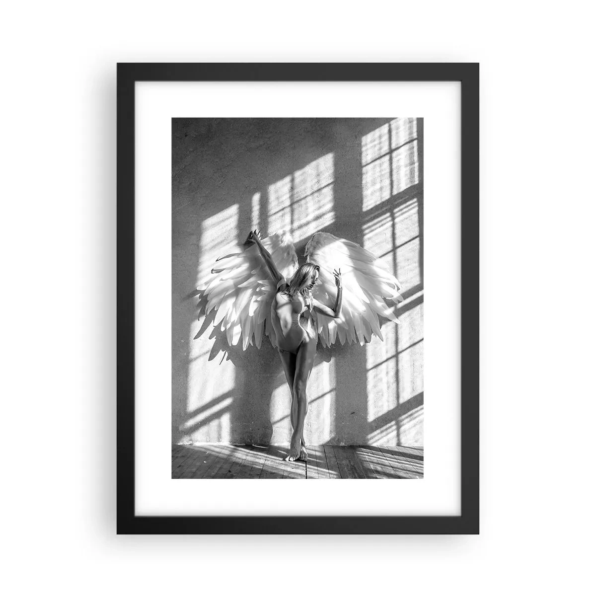 Poster in een zwarte lijst - Recht uit de hemel - 30x40 cm