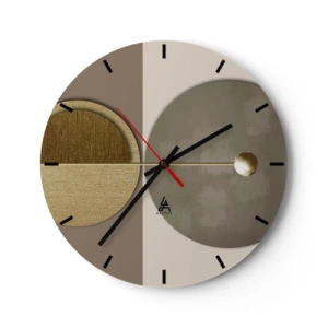 Wandklok - Klok - Perfecte balans - 40x40 cm