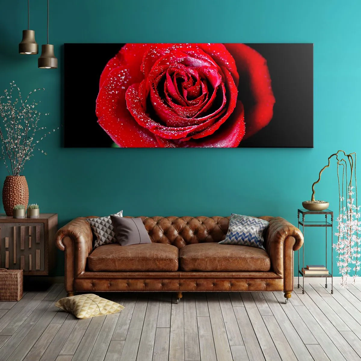 Schilderen op canvas - Dit is liefde - 120x50 cm