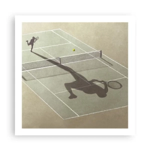 Poster - Jezelf overwinnen - 60x60 cm