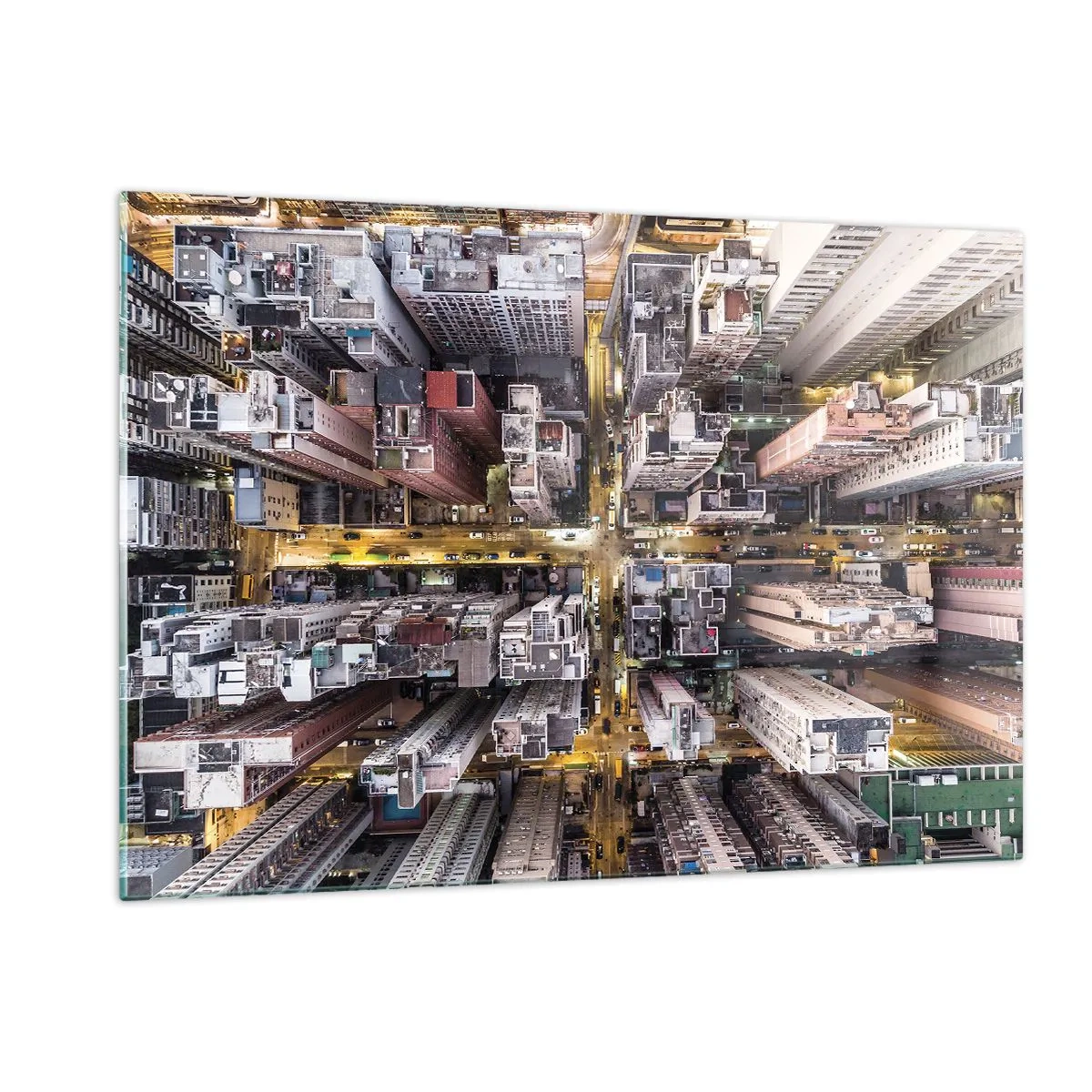 Schilderen op glas - Groeten uit Hong Kong - 120x80 cm
