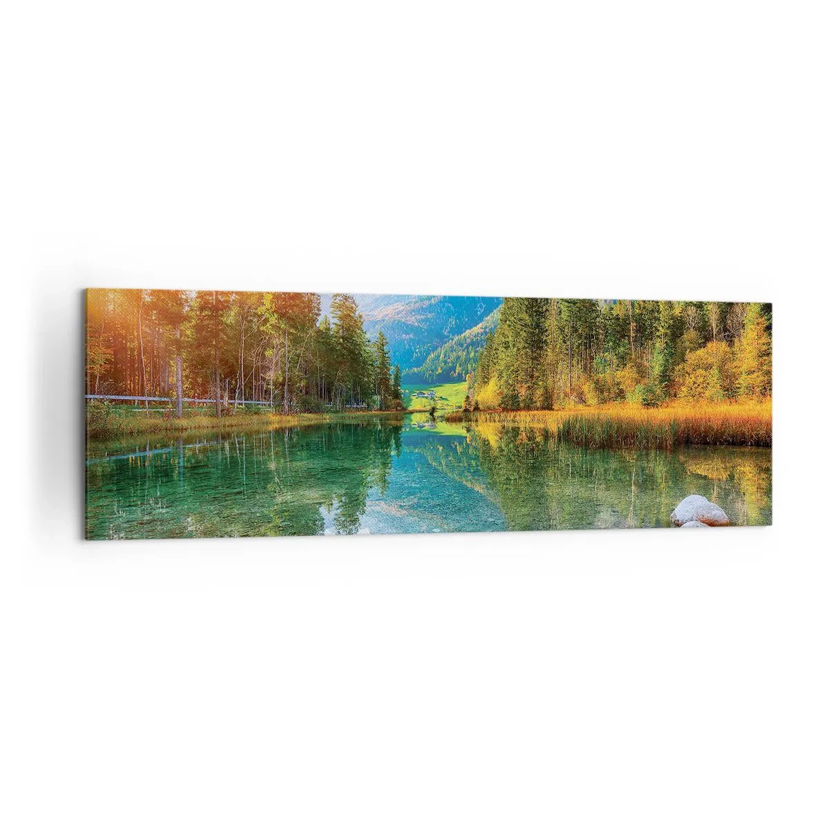 Schilderen op canvas - De zachtheid van de herfst - 160x50 cm